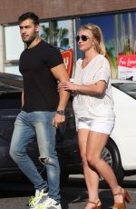 BRITNEY SPEARS and Sam Asghari Out in Beverly Hills 07/12/2019