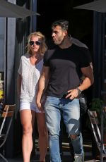 BRITNEY SPEARS and Sam Asghari Out in Beverly Hills 07/12/2019