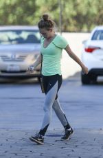 BRITT ROBERTSON Heading to a Gym in Los Angeles 07/24/2019
