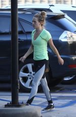 BRITT ROBERTSON Heading to a Gym in Los Angeles 07/24/2019