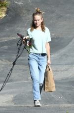 BRITT ROBERTSON Out with Her Dogs in Los Angeles 07/23/2019