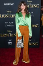 CALU RIVERO at The Lion King Premiere in Hollywood 07/09/2019