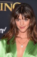 CALU RIVERO at The Lion King Premiere in Hollywood 07/09/2019