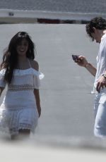 CAMILA CABELLO and SHAWN MENDES Leaves 4th of July Party in Los Angeles 07/04/2019