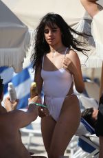 CAMILA CABELLO in Swimsuit at a Beach in Miami 07/29/2019