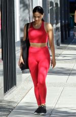 CAMILA MENDES and RACHEL MATTHEWS in Tights Heading to a Gym in Vancouver 07/29/2019
