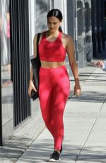 CAMILA MENDES and RACHEL MATTHEWS in Tights Heading to a Gym in Vancouver 07/29/2019