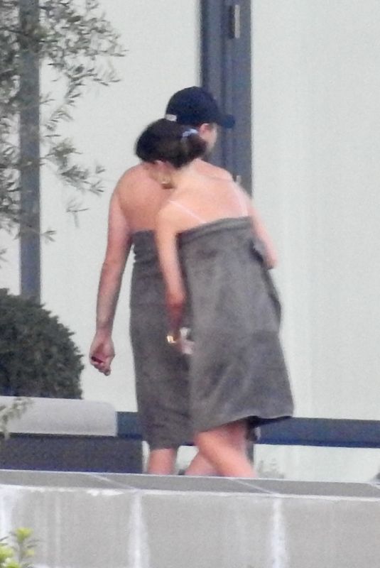 CAMILA MORRONE and Leonardo Dicaprio at a House Party in Malibu 07/04/2019
