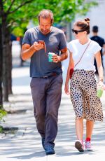 CAMILA MORRONE Out with Her Dad Maximo in New York 07/09/2019