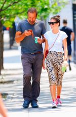 CAMILA MORRONE Out with Her Dad Maximo in New York 07/09/2019