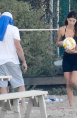 CAMILA MORRONE Playing Volleyball at a Beach 07/14/2019