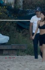 CAMILA MORRONE Playing Volleyball at a Beach 07/14/2019