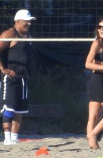 CAMILA MORRONE Playing Volleyball at a Beach 07/14/2019