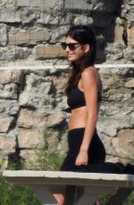 CAMILA MORRONE Playing Volleyball at a Beach 07/14/2019