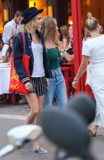 CARA DELEVINGNE and ASHLEY BENSON Out in Saint Tropez 07/08/2019