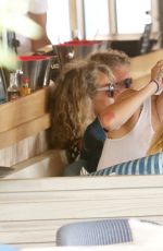 CARA DELEVINGNE and ASHLEY BENSON Out in St Tropez 07/05/2019