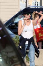 CARA DELEVINGNE and ASHLEY BENSON Out in St Tropez 07/05/2019