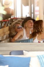 CARA DELEVINGNE and ASHLEY BENSON Out in St Tropez 07/05/2019