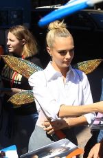CARA DELEVINGNE Out at Comic-con in San Diego 07/20/2019