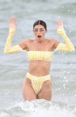 CARA SANTANA and NICOLE WILLIAMS in Bikinis at a Beach in Miami 07/13/2019