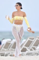 CARA SANTANA and NICOLE WILLIAMS in Bikinis at a Beach in Miami 07/13/2019