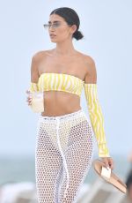 CARA SANTANA and NICOLE WILLIAMS in Bikinis at a Beach in Miami 07/13/2019