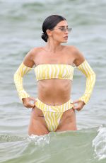 CARA SANTANA and NICOLE WILLIAMS in Bikinis at a Beach in Miami 07/13/2019