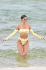 CARA SANTANA and NICOLE WILLIAMS in Bikinis at a Beach in Miami 07/13/2019