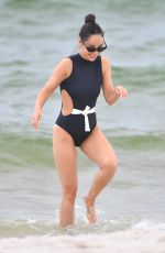 CARA SANTANA and NICOLE WILLIAMS in Bikinis at a Beach in Miami 07/13/2019