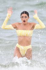 CARA SANTANA and NICOLE WILLIAMS in Bikinis at a Beach in Miami 07/13/2019