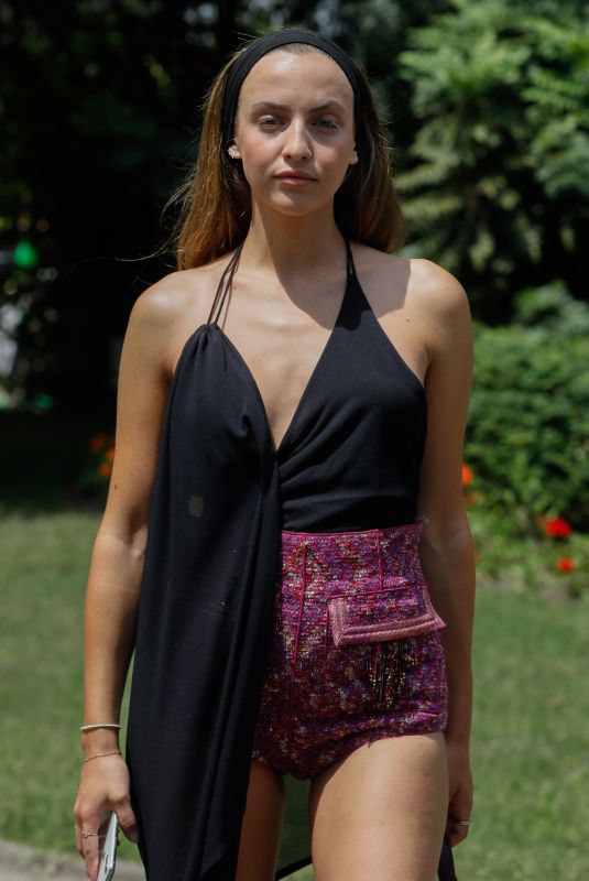 CARLA GINOLA Arrives at Redemption Fashion Show in Paris 06/30/2019