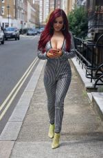 CARLA HOWE Out and About in London 07/18/2019