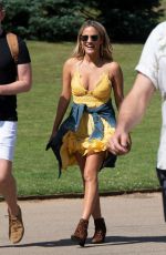 CAROLINE FLACK Out and About in London 07/04/2019