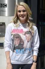 CARRIE UNDERWOOD at BBC Radio 2 in London 07/04/2019