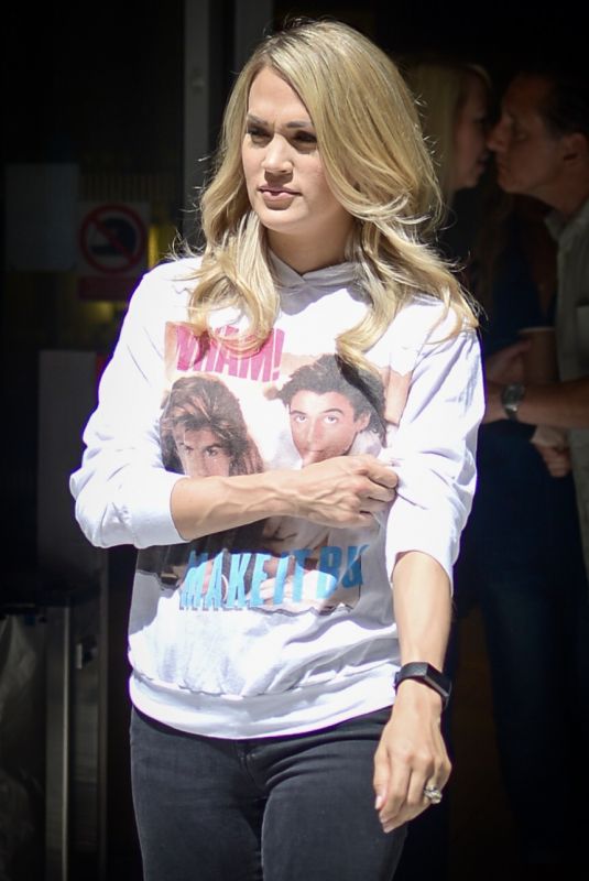 CARRIE UNDERWOOD at BBC Radio 2 in London 07/04/2019