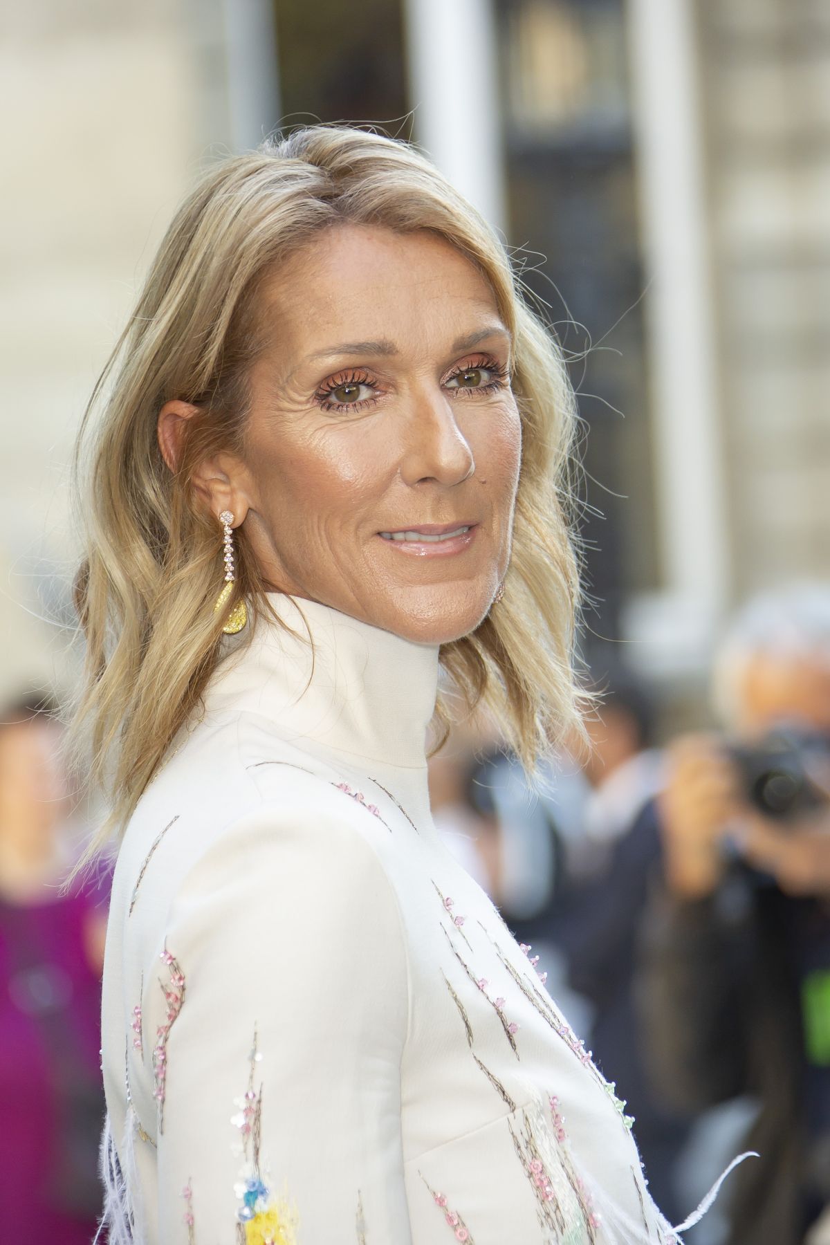 CELINE DION Arrives at Valentino Haute Couture Fall/Winter 2019/2020 ...