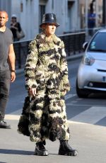 CELINE DION at a Photoshoot on the Streets of Paris 06/30/2019