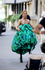 CELINE DION at a Photoshoot on the Streets of Paris 06/30/2019