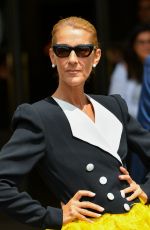 CELINE DION Leaves Le Crillon in Paris 06/30/2019