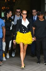 CELINE DION Leaves Le Crillon in Paris 06/30/2019