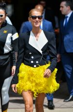 CELINE DION Leaves Le Crillon in Paris 06/30/2019