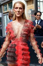 CELINE DION Out and About in Paris 07/01/2019