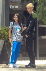 CHANTEL JEFFRIES and Machine Gun Kelly Out for Lunch in Los Angeles 07/09/2019