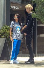 CHANTEL JEFFRIES and Machine Gun Kelly Out for Lunch in Los Angeles 07/09/2019