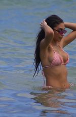CHANTEL JEFFRIES in Bikini on the Beach in Miami 07/11/2019