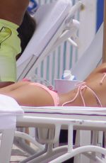 CHANTEL JEFFRIES in Bikini on the Beach in Miami 07/11/2019