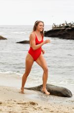 CHARI HAWKINS in Swimsuit on the Beach in California 07/02/2019