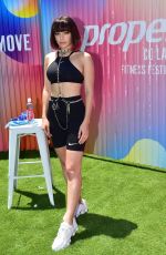 CHARLI XCX Performs During a Workout Class in Los Angeles 07/20/2019