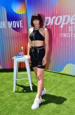 CHARLI XCX Performs During a Workout Class in Los Angeles 07/20/2019