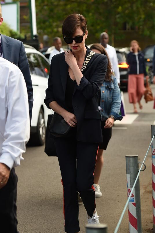 CHARLIZE THERON at 2019 Wimbledon Tennis Championships  Men’s Final 07/14/2019